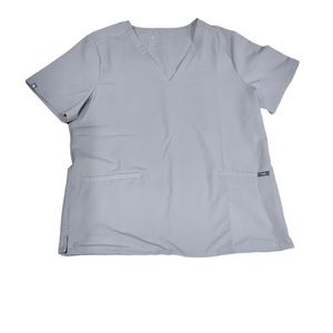 FIGS- Women’s Slate Casma Three-Pocket Scrub Top